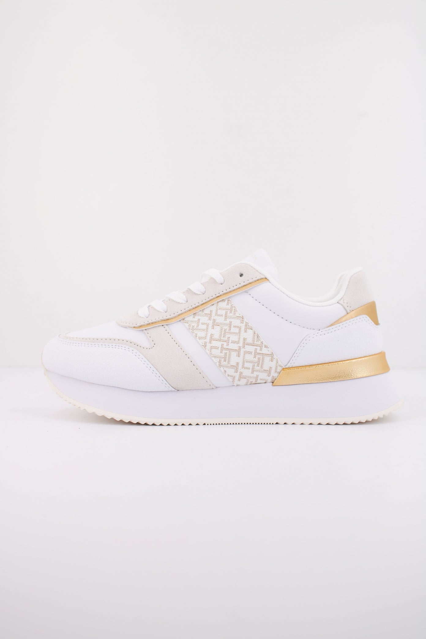 TOMMY HILFIGER  LUX MONOGRAM RUNNER en color BLANCO  (1)