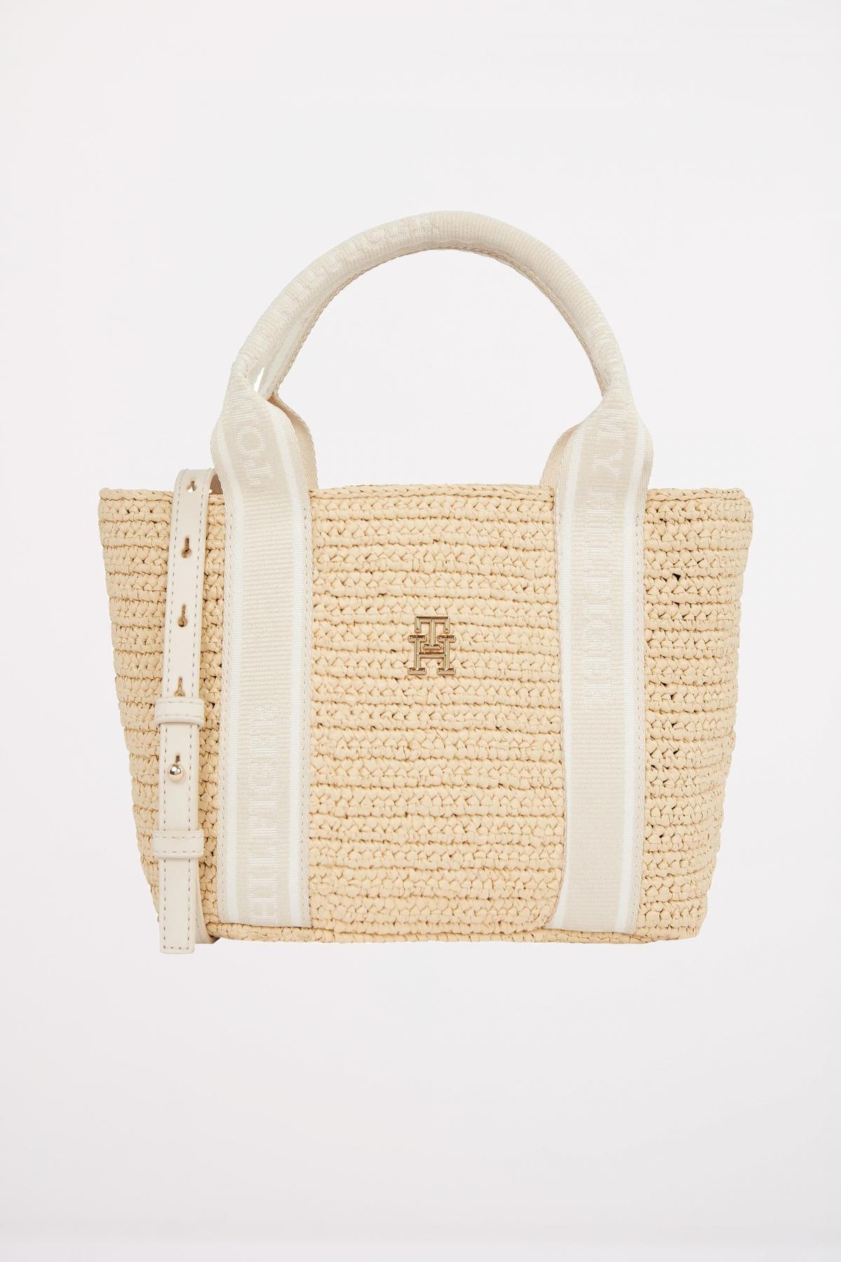 TOMMY HILFIGER SPRING LOGO MINI TOTE en color BEIS  (1)