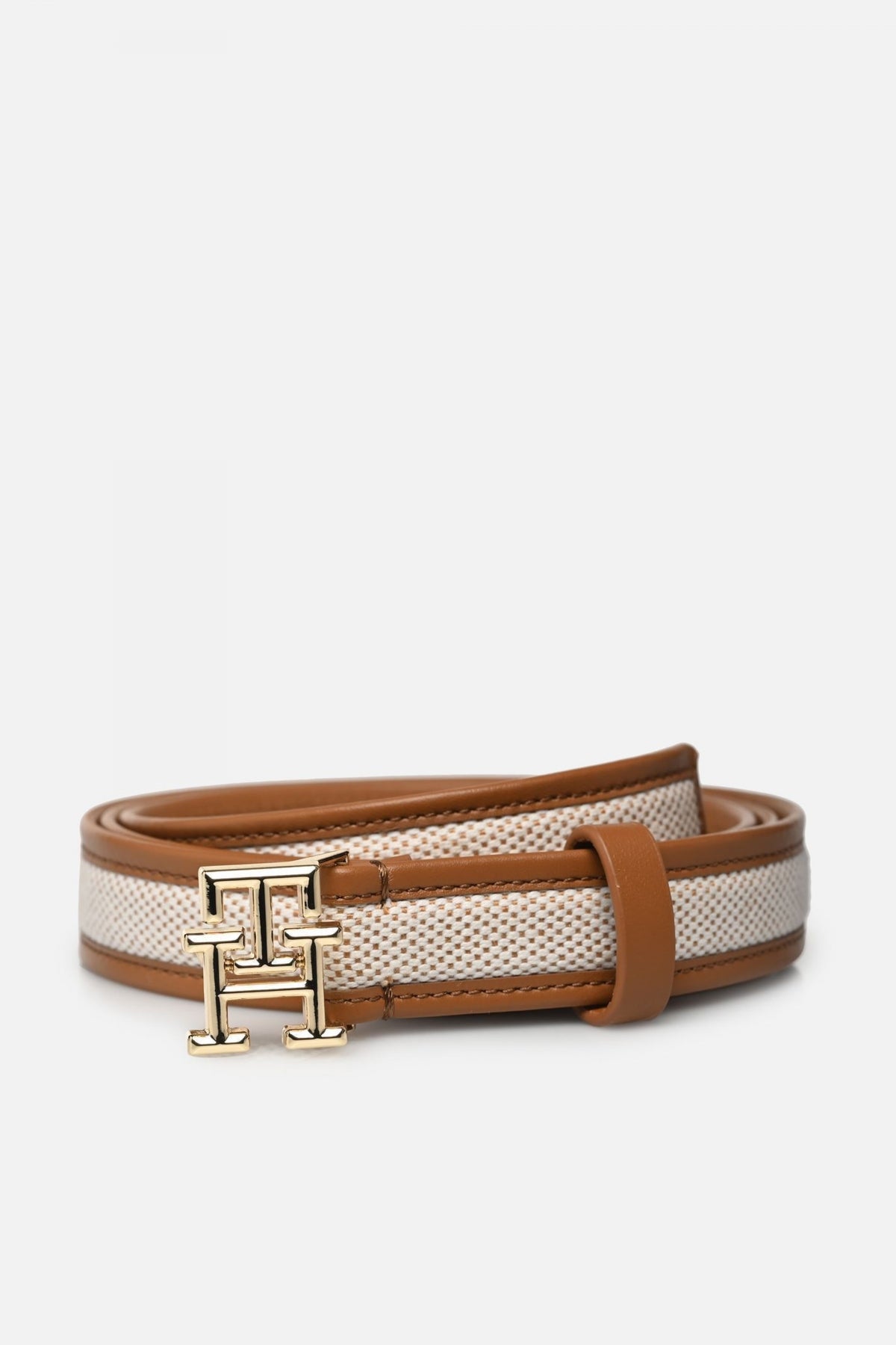 TOMMY HILFIGER LOGO . CANVAS en color MARRON  (1)