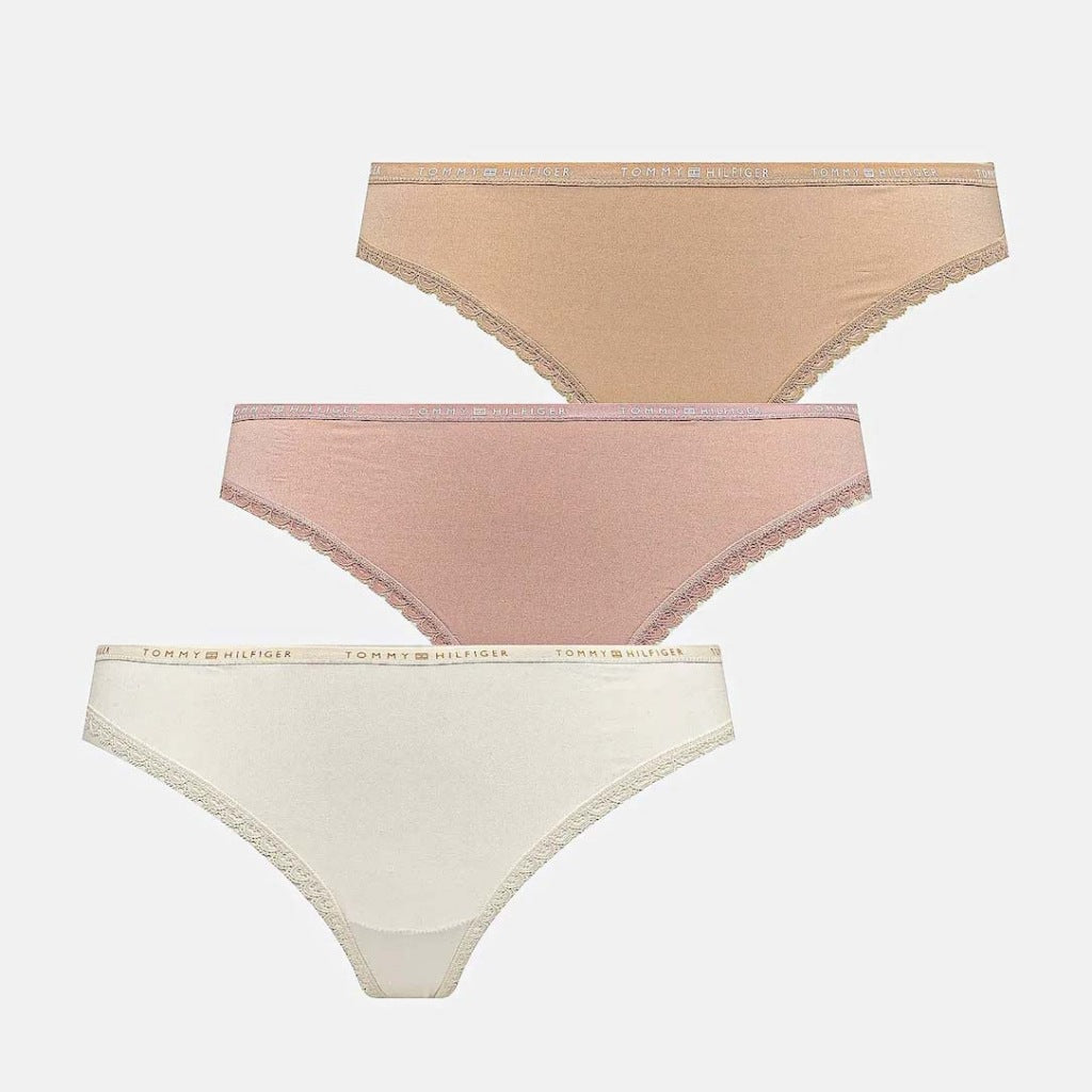 TOMMY HILFIGER   PACK LACE THONG  en color MULTICOLOR  (4)