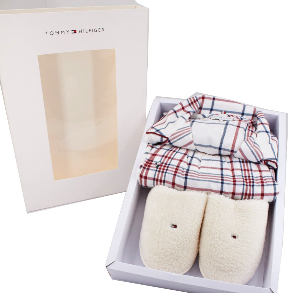 TOMMY HILFIGER  GIFT LS FLNL SHIRT SET S  en color BLANCO  (4)