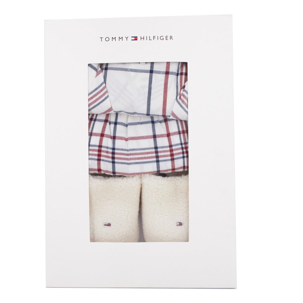 TOMMY HILFIGER  GIFT LS FLNL SHIRT SET S  en color BLANCO  (7)