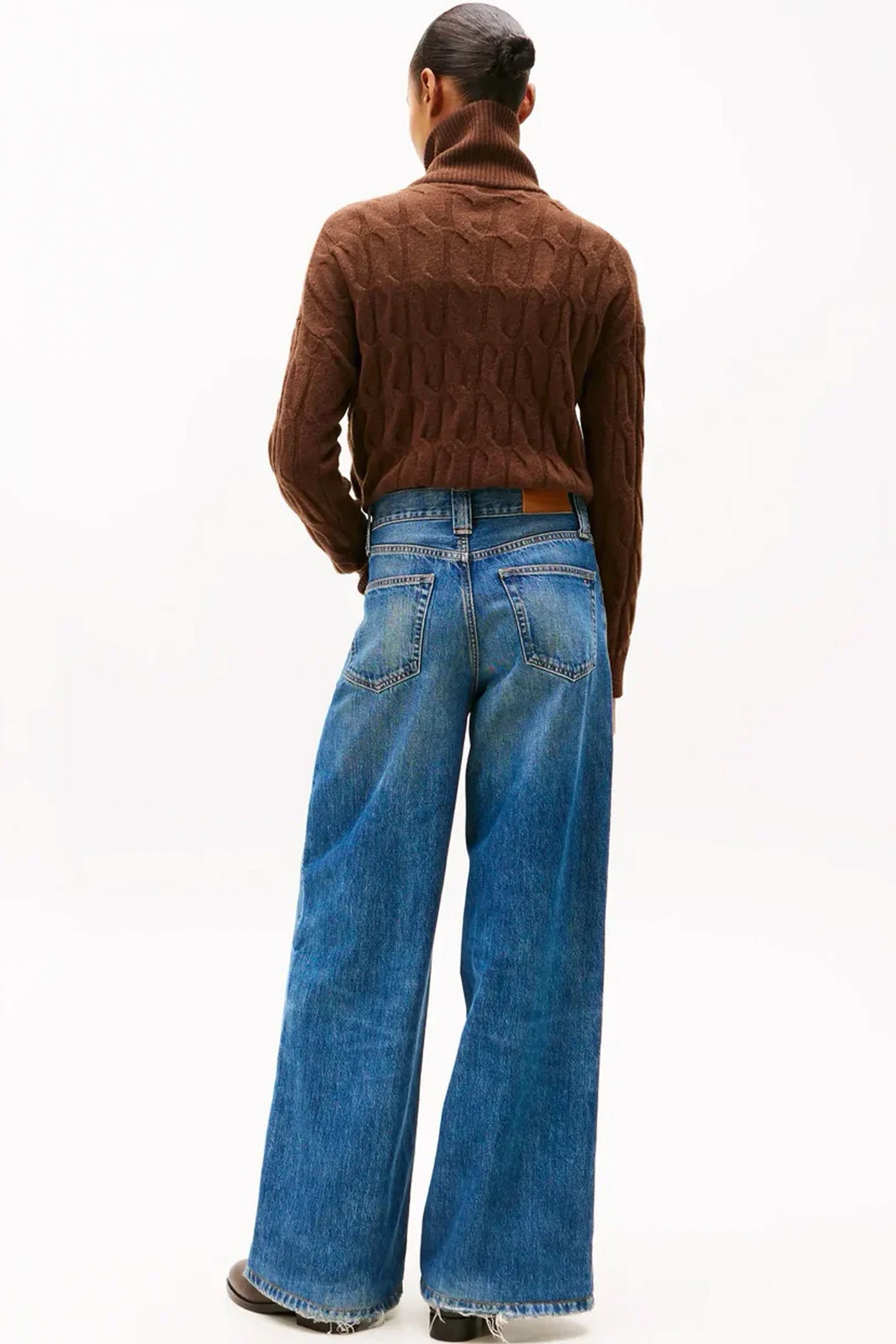 TOMMY HILFIGER  DNM KRIS 's WIDE LEG H  en color AZUL  (3)