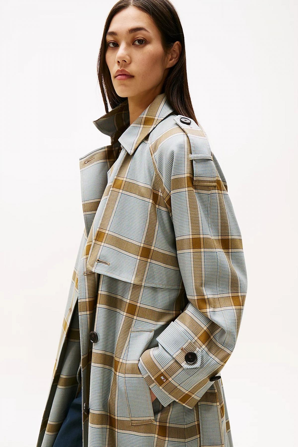 TOMMY HILFIGER LIGHT WOOL CHECK RLX TRE en color GRIS  (1)