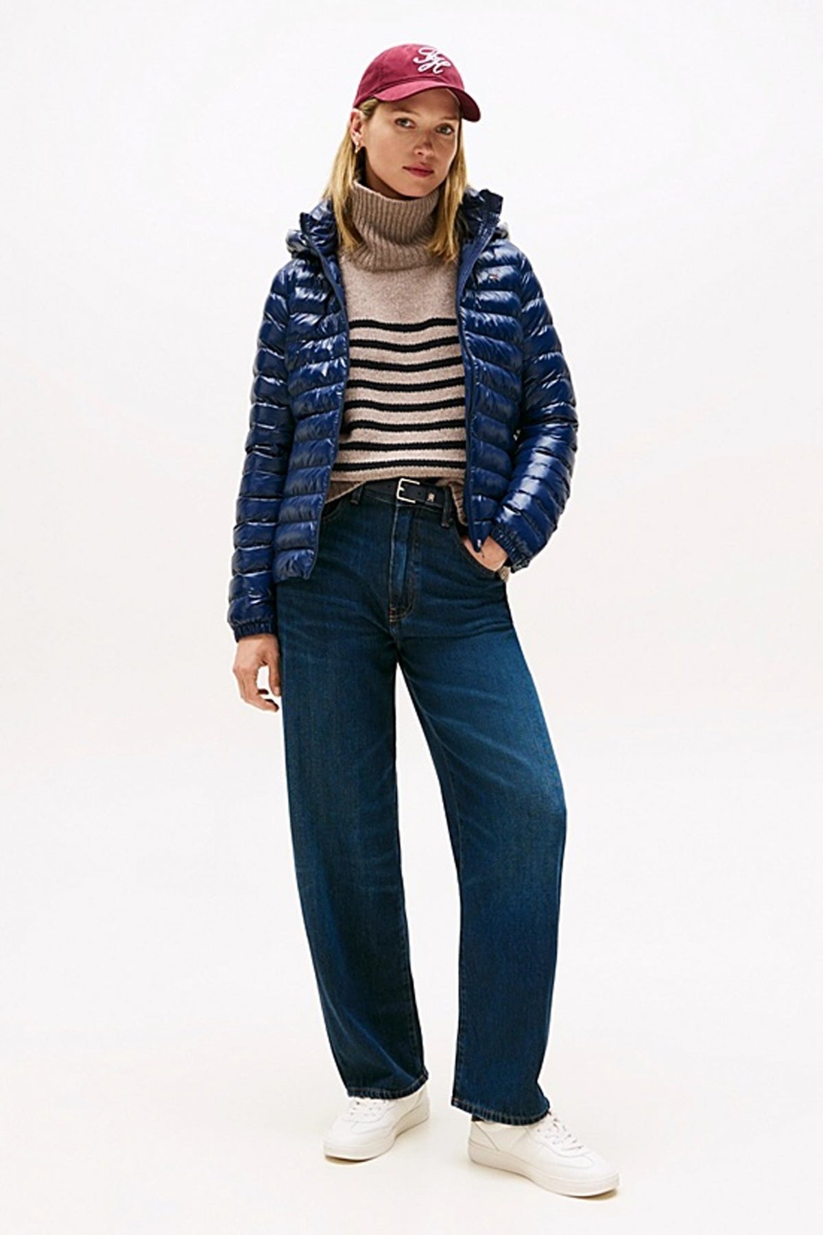 TOMMY HILFIGER LW PADDED SLIM JACKET en color AZUL  (4)