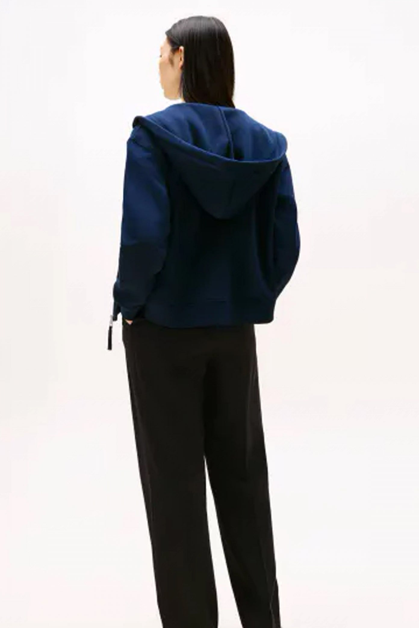 TOMMY HILFIGER GOLD CREST TERRY ZIP THR en color AZUL  (2)