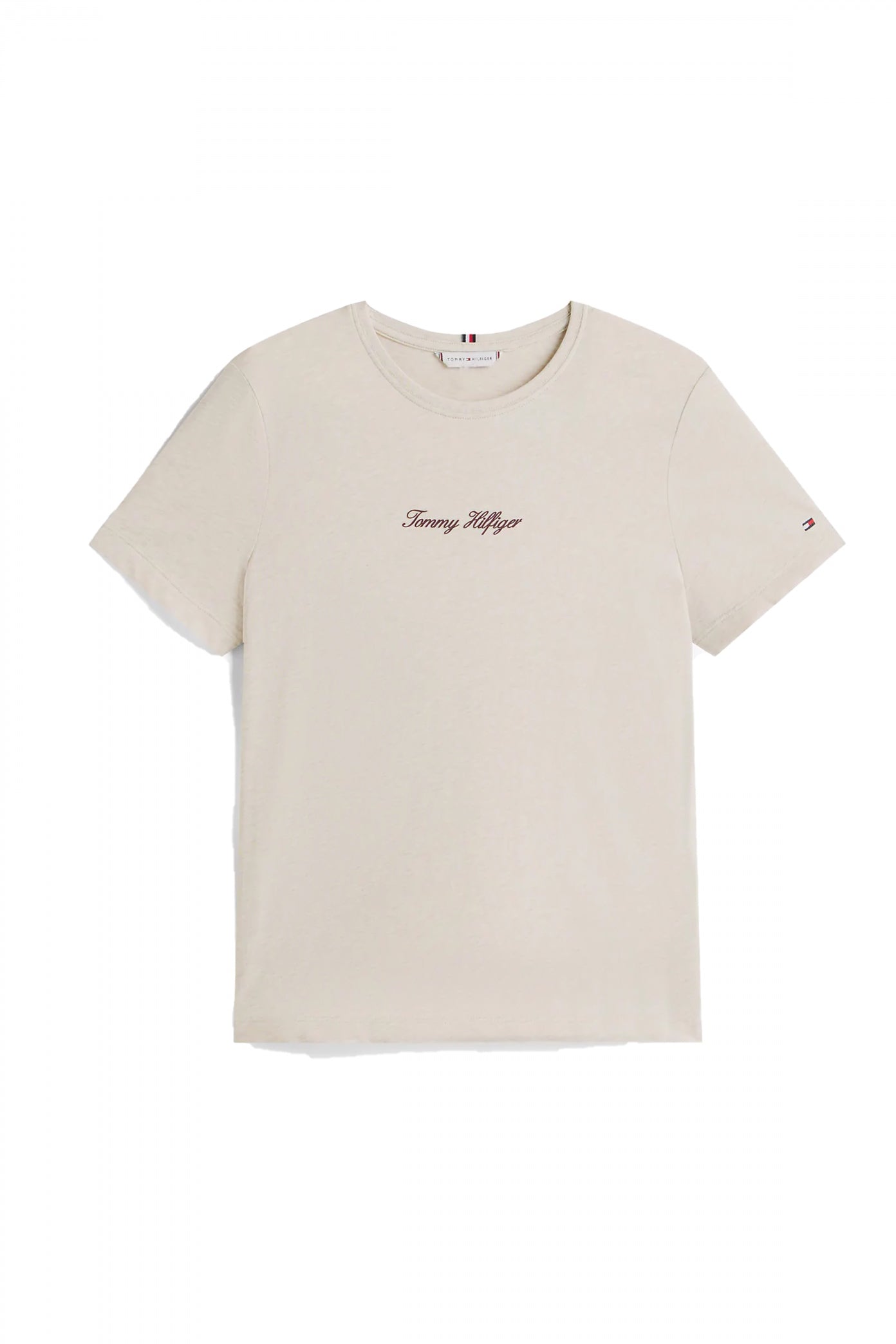TOMMY HILFIGER  CLASSIC SCRIPT REG SS TE  en color BLANCO  (2)