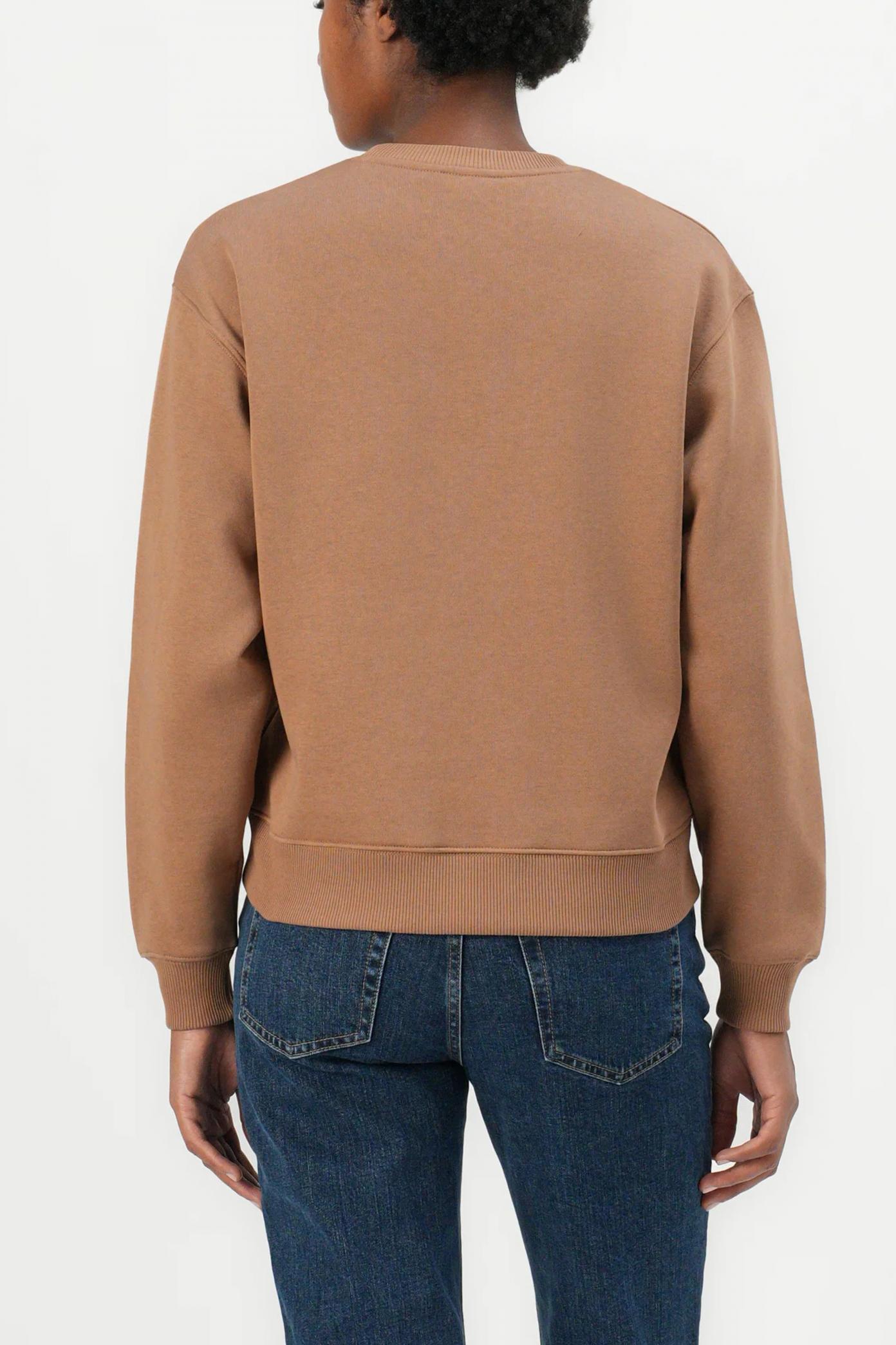 TOMMY HILFIGER  MDRN REG CORP LOGO C-NK  en color MARRON CLARO  (3)