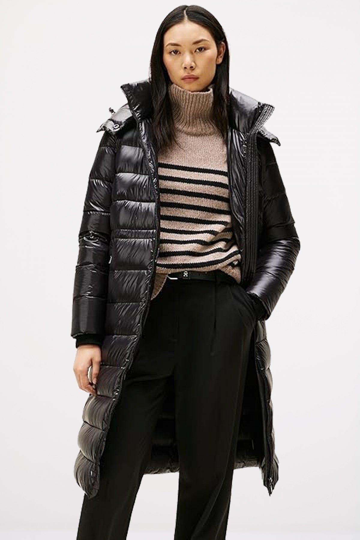 TOMMY HILFIGER GLOSS HW DOWN WAIST REG en color NEGRO  (1)