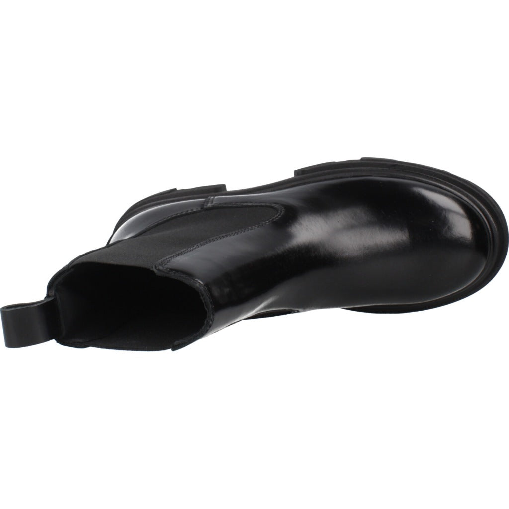 TOMMY HILFIGER TH SHINY LEATHER CHELSEA en color NEGRO  (7)
