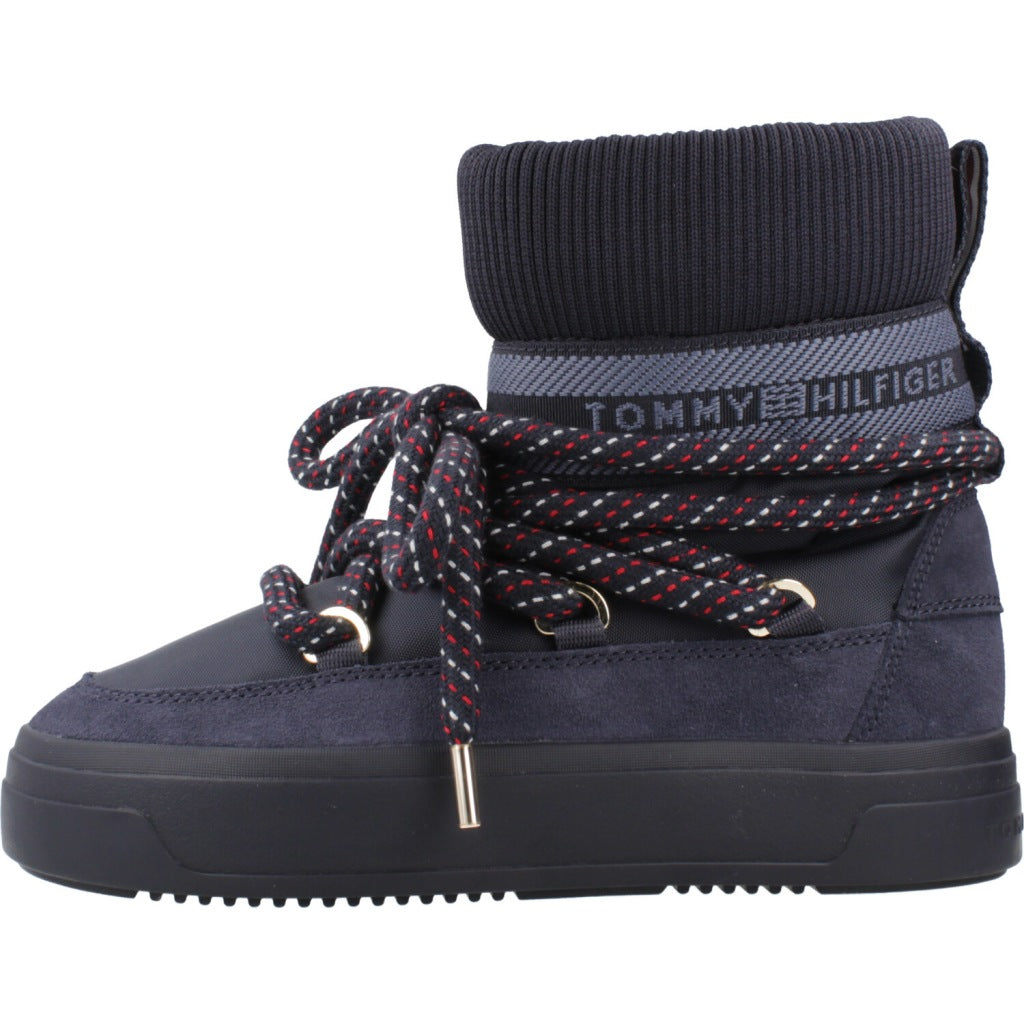 TOMMY HILFIGER TOMMYTECH RWB SNOWBOOT WARM en color AZUL  (2)