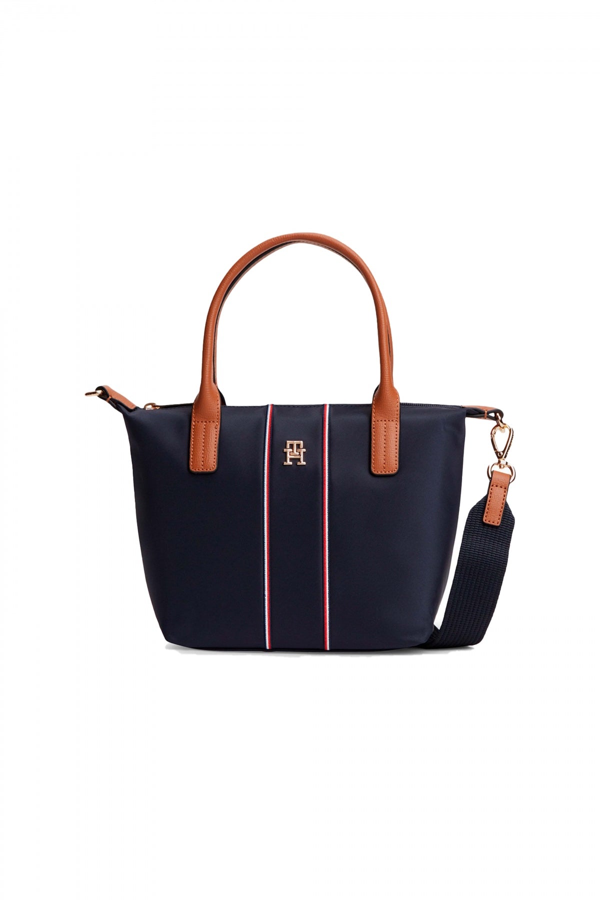 TOMMY HILFIGER  POPETTE MINI TOTE CORP  en color AZUL  (1)