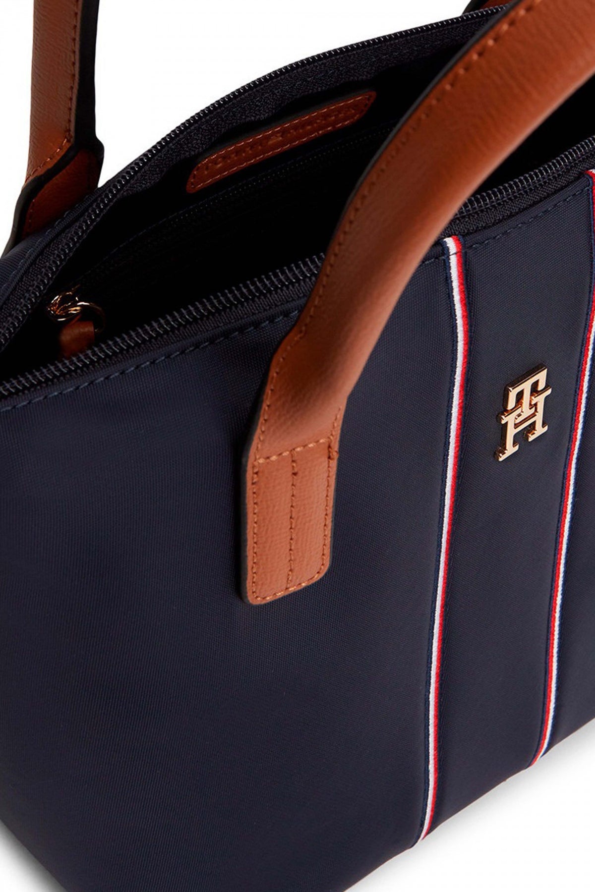 TOMMY HILFIGER  POPETTE MINI TOTE CORP  en color AZUL  (3)
