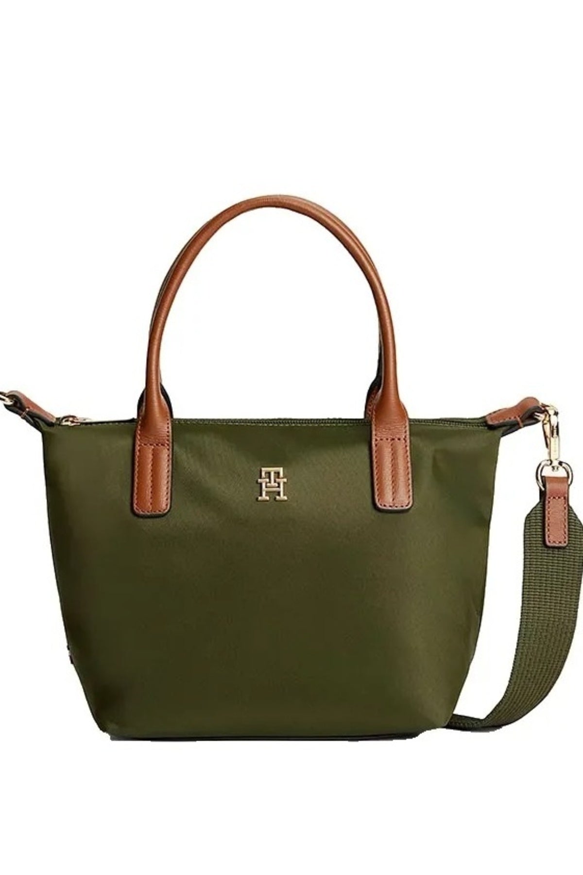 TOMMY HILFIGER AWAW POPETTE MINI TOTE en color VERDE  (1)