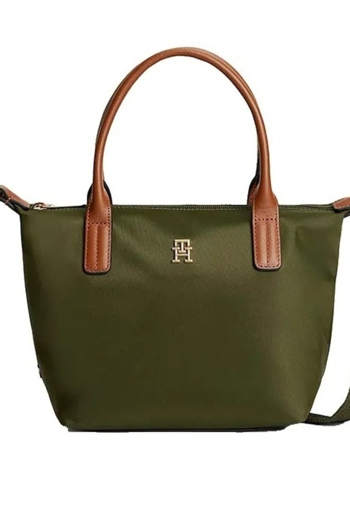 TOMMY HILFIGER AWAW POPETTE MINI TOTE en color VERDE  (3)