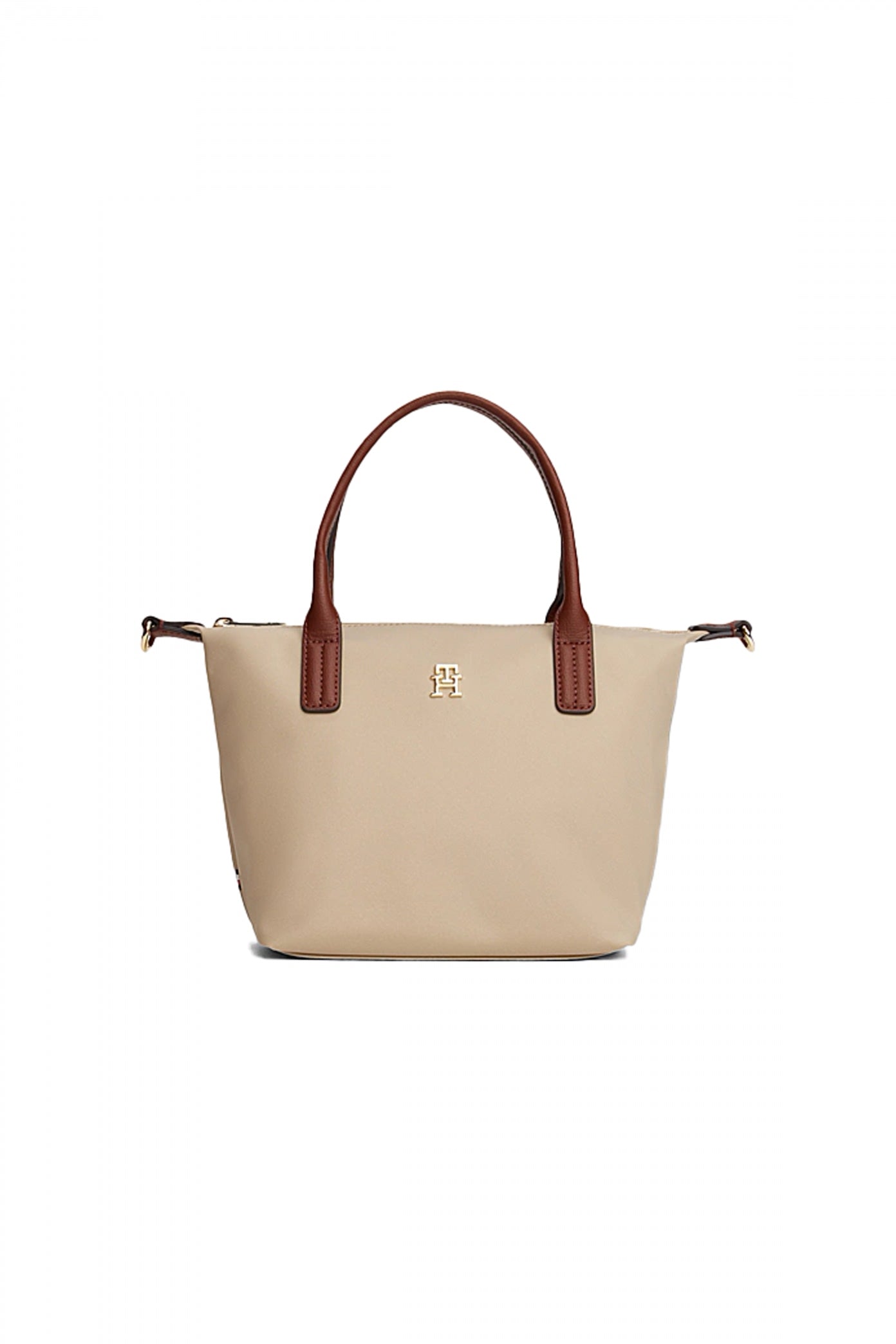 TOMMY HILFIGER  POPETTE MINI TOTE  en color BEIS  (2)