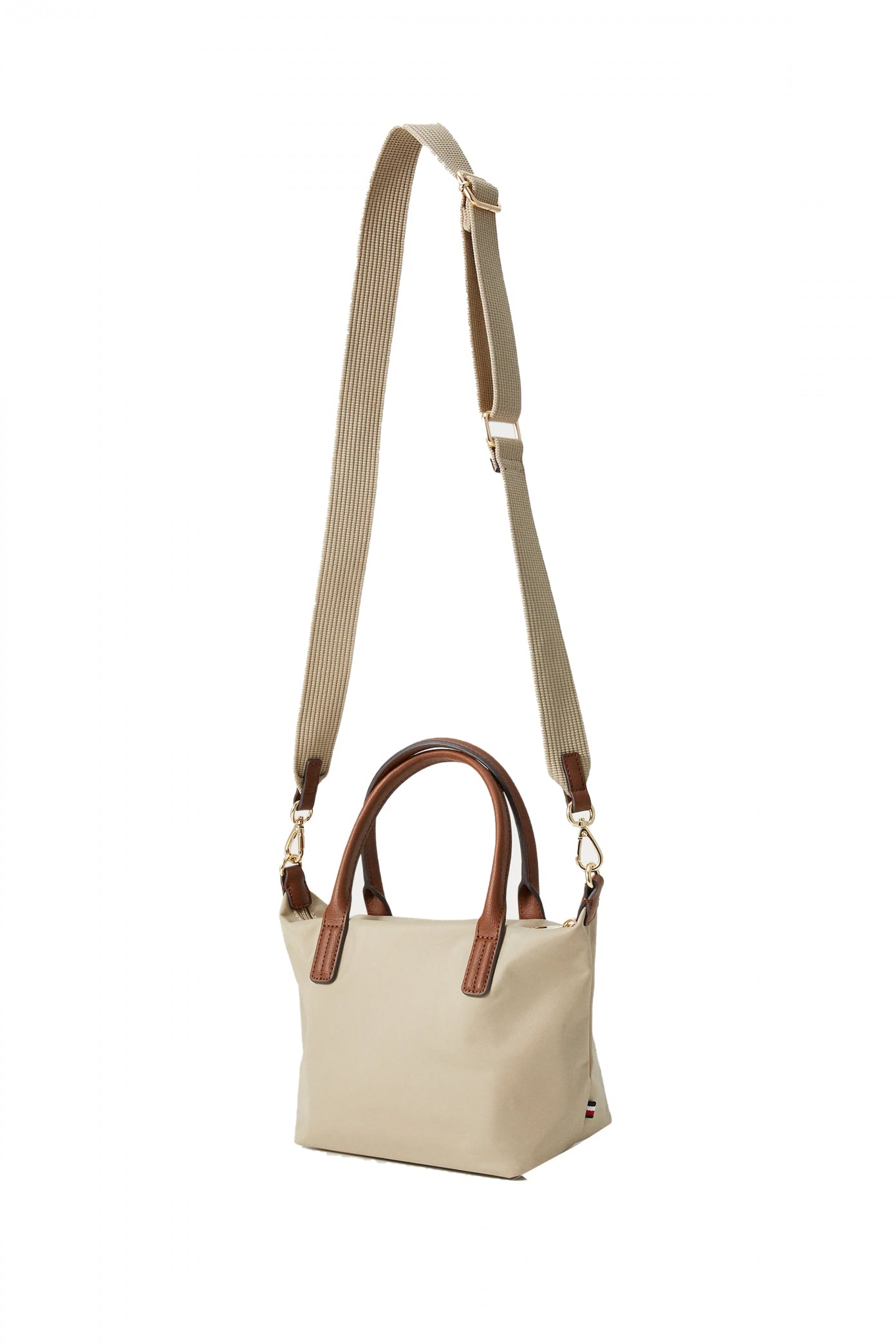 TOMMY HILFIGER  POPETTE MINI TOTE  en color BEIS  (3)