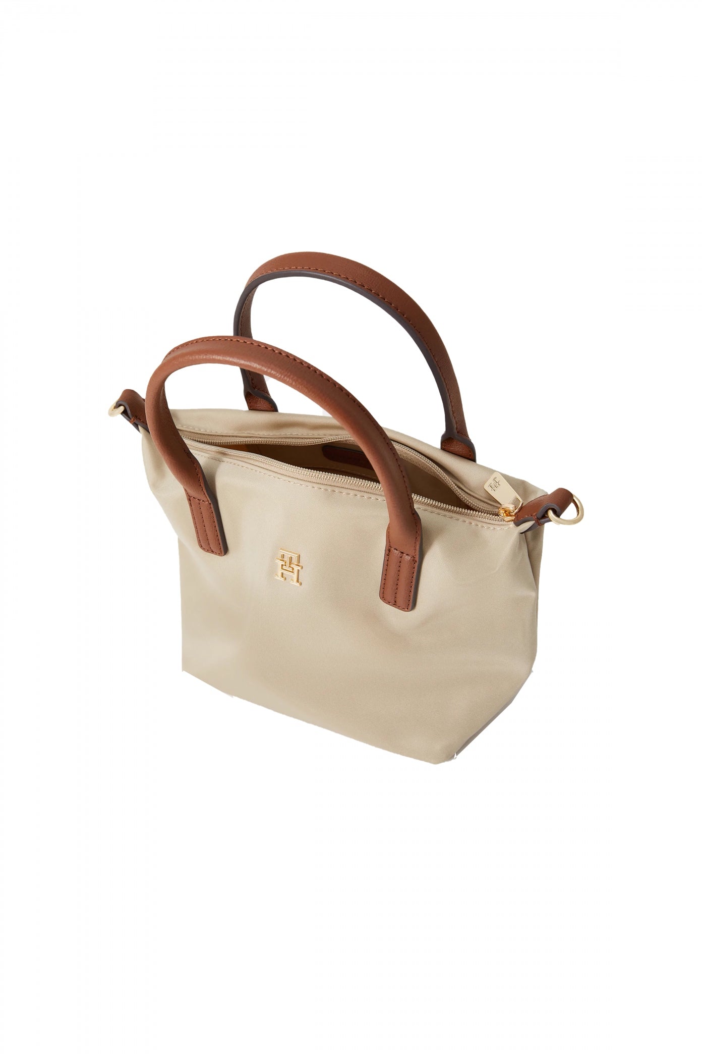 TOMMY HILFIGER  POPETTE MINI TOTE  en color BEIS  (4)
