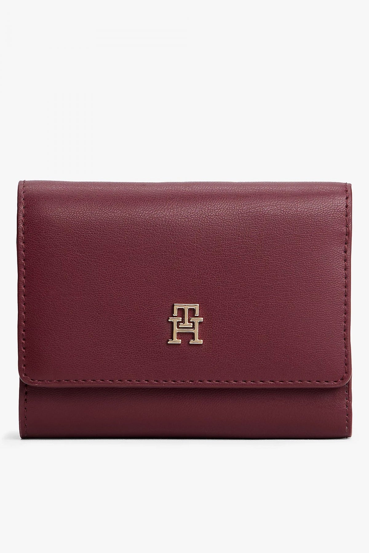 TOMMY HILFIGER TH ICON TRIFOLD en color BURDEOS  (1)