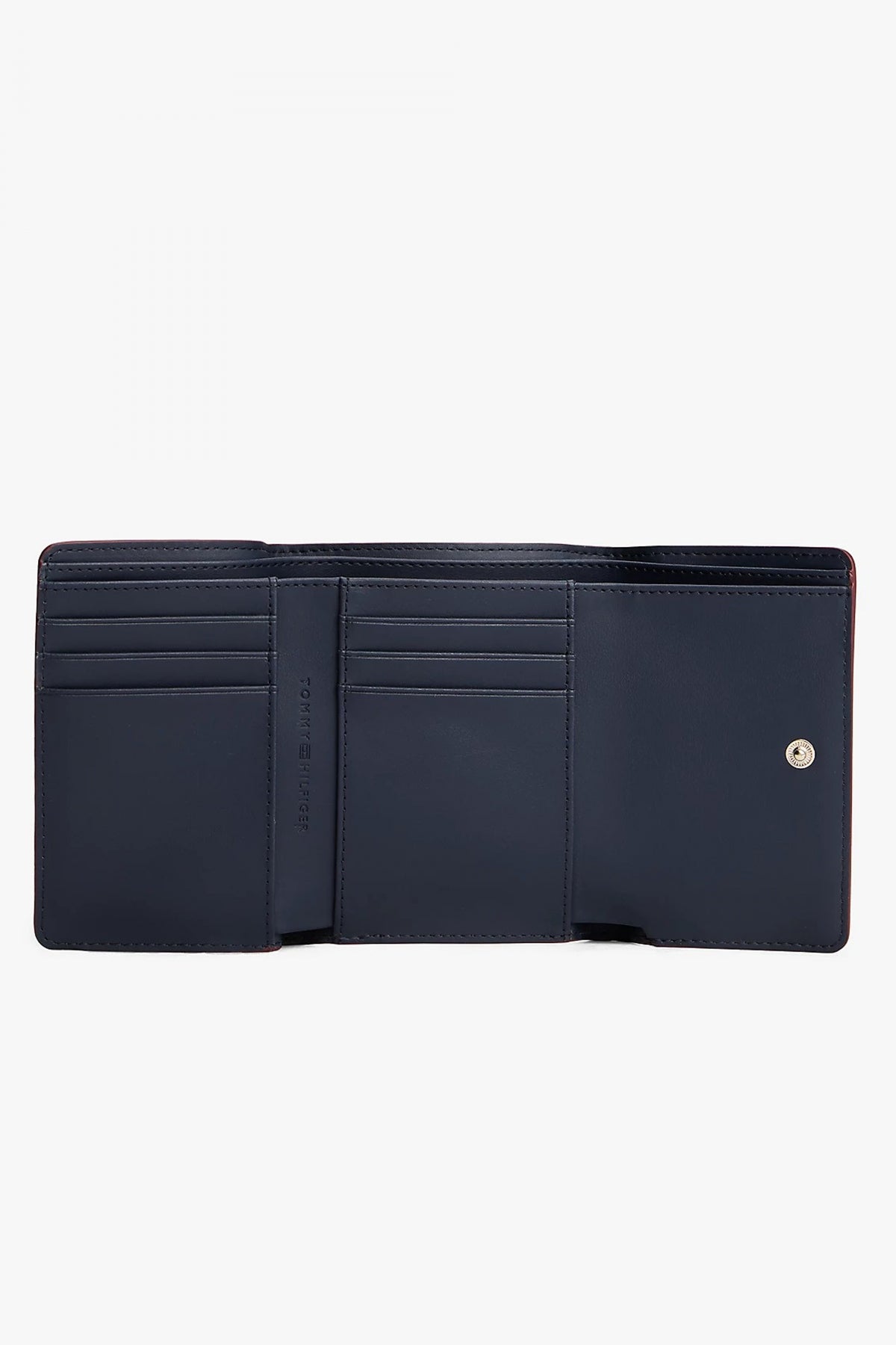 TOMMY HILFIGER TH ICON TRIFOLD en color BURDEOS  (4)