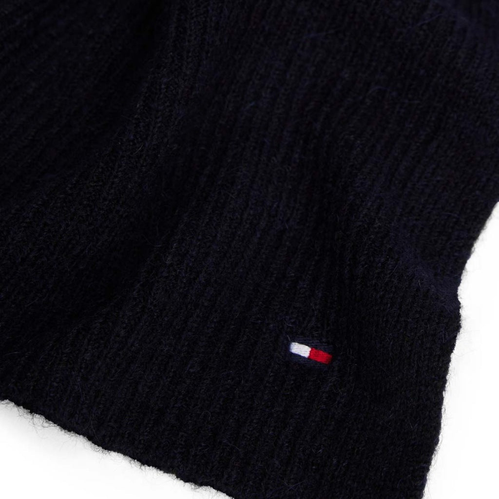 TOMMY HILFIGER TH FLAG FLUFFY SCARF en color AZUL  (5)