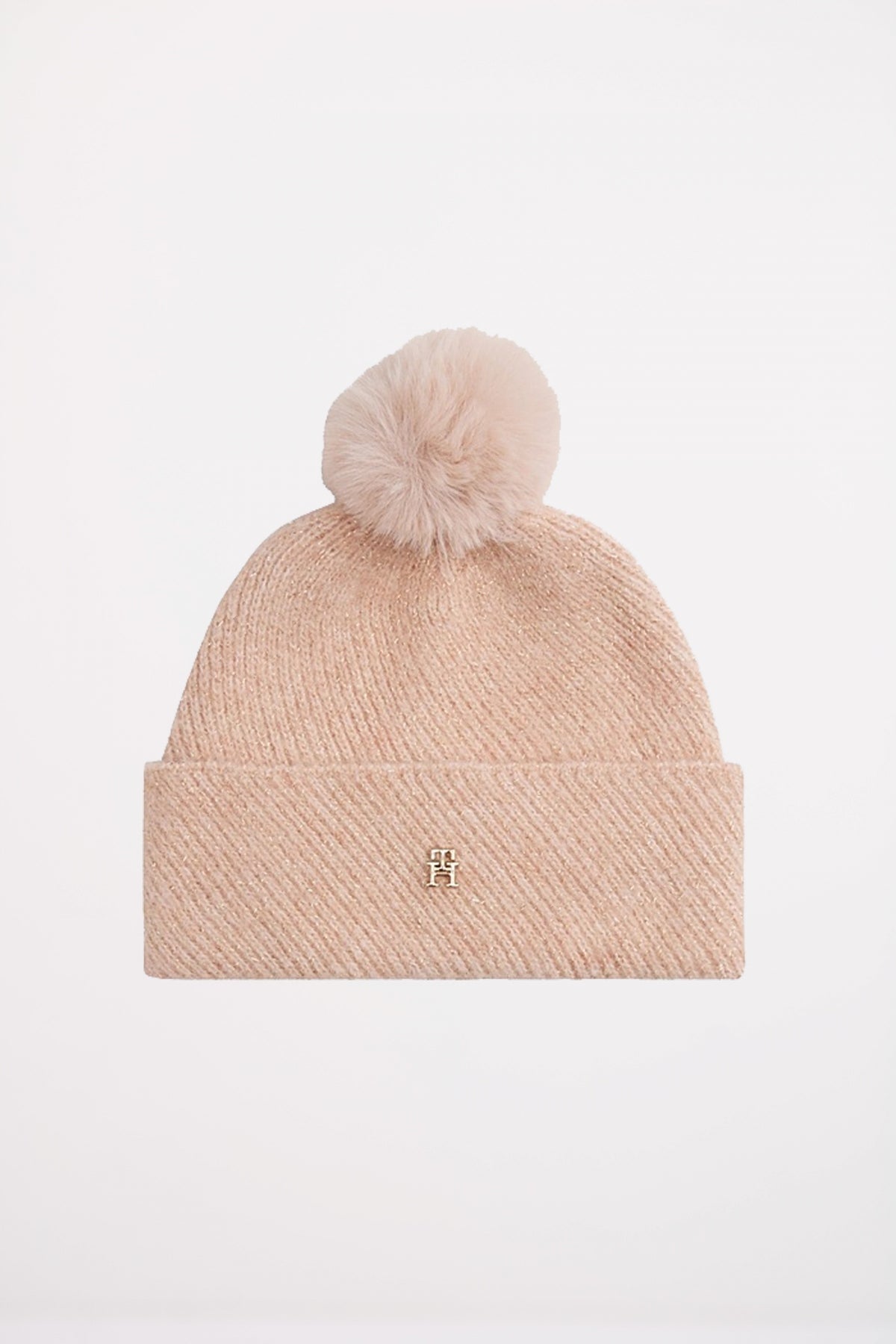 TOMMY HILFIGER POM POM BEANIE en color ROSA  (1)