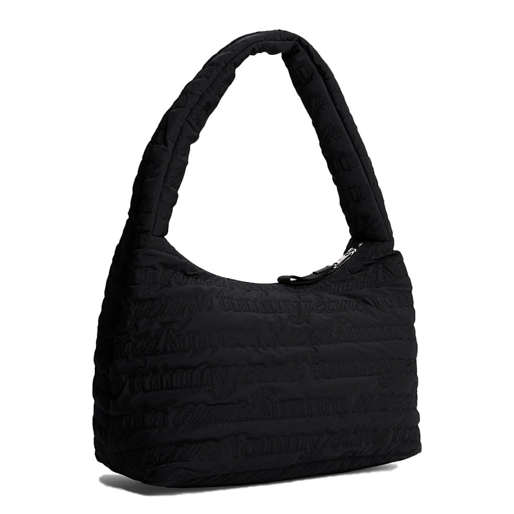 TOMMY JEANS TJW URBAN AOP HOBO en color NEGRO  (2)