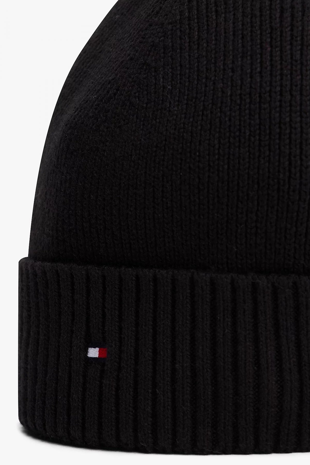 TOMMY HILFIGER TH FLAG PIMA COTTON BEAN en color NEGRO  (3)