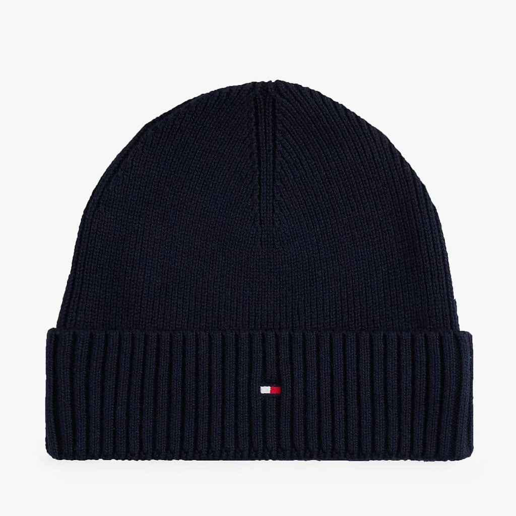 TOMMY HILFIGER TH FLAG PIMA COTTON BEAN en color AZUL  (4)