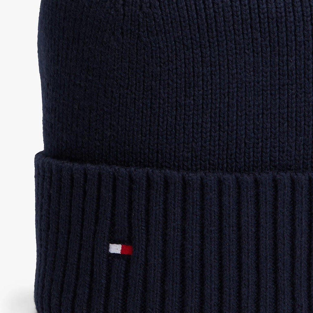 TOMMY HILFIGER TH FLAG PIMA COTTON BEAN en color AZUL  (6)