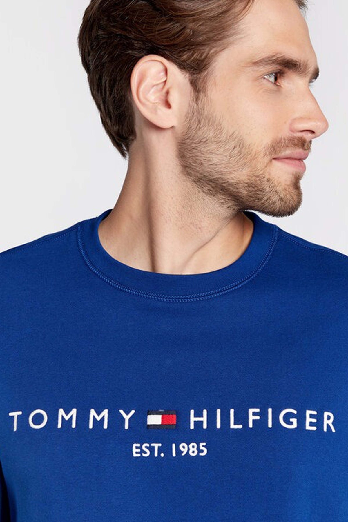 TOMMY HILFIGER TOMMY LOGO SWEATSHIRT en color AZUL  (3)