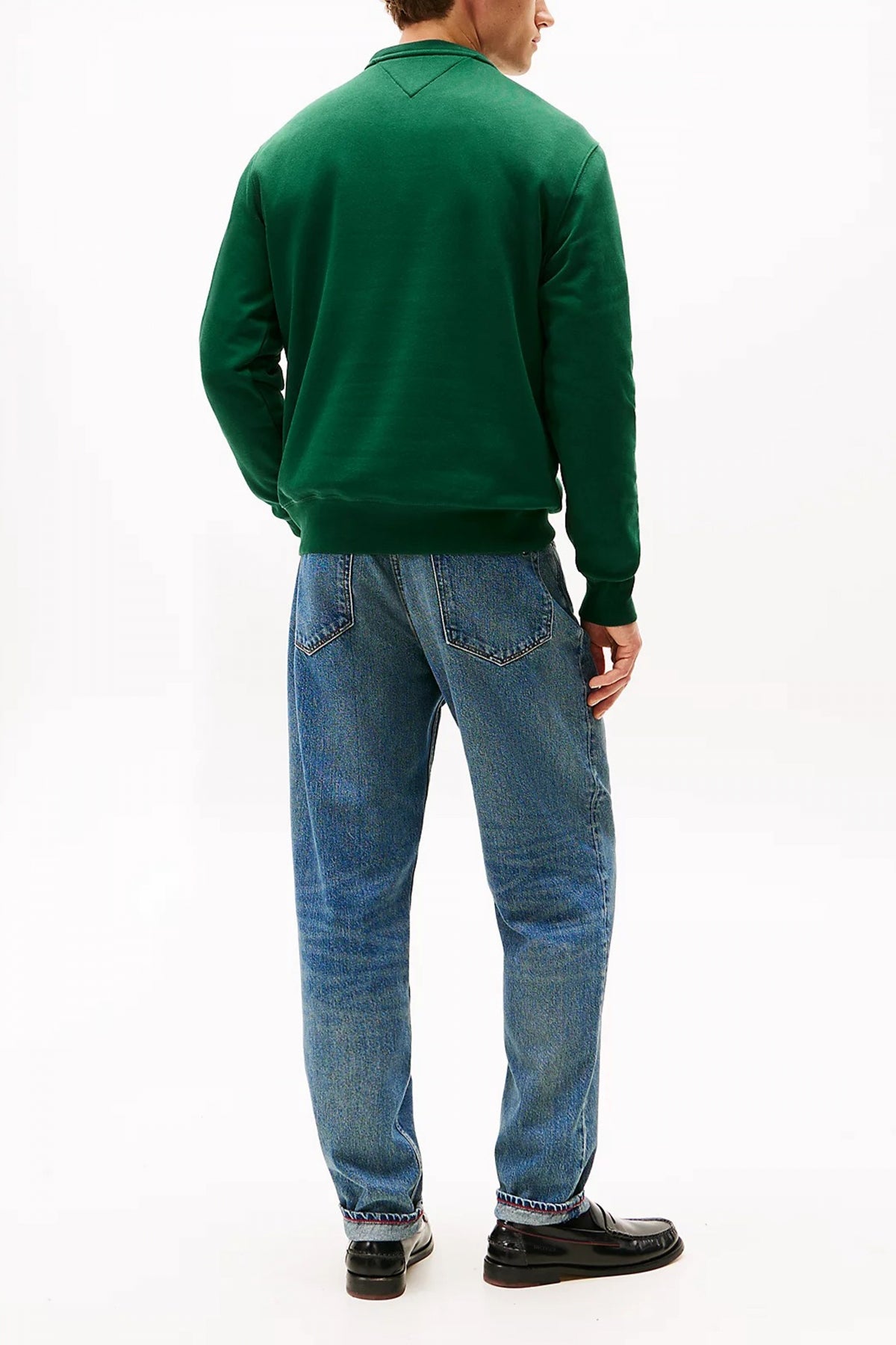 TOMMY HILFIGER TOMMY LOGO SWEATSHIRT en color VERDE  (3)