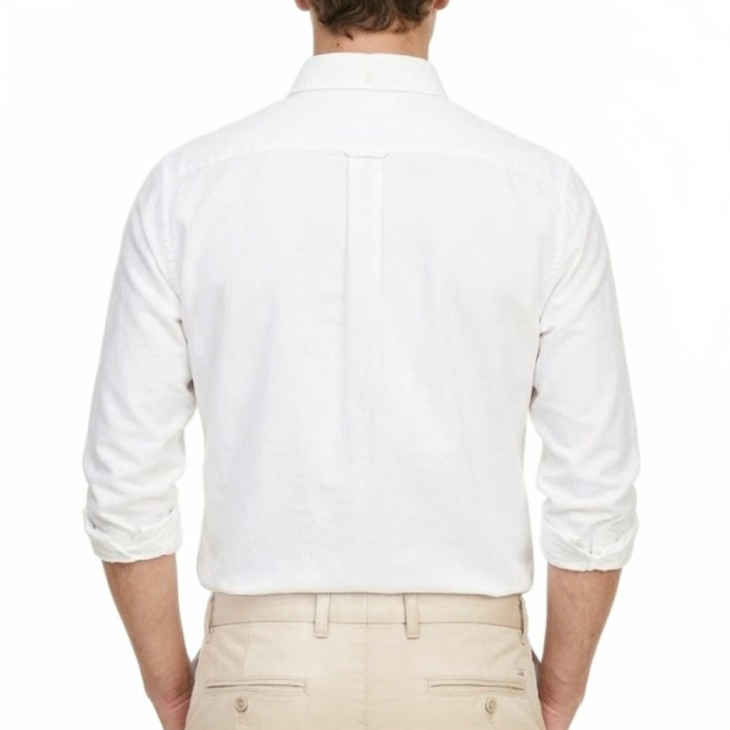 TOMMY HILFIGER MWMW SOLID HERITAGE OXFORD RF en color BLANCO  (4)
