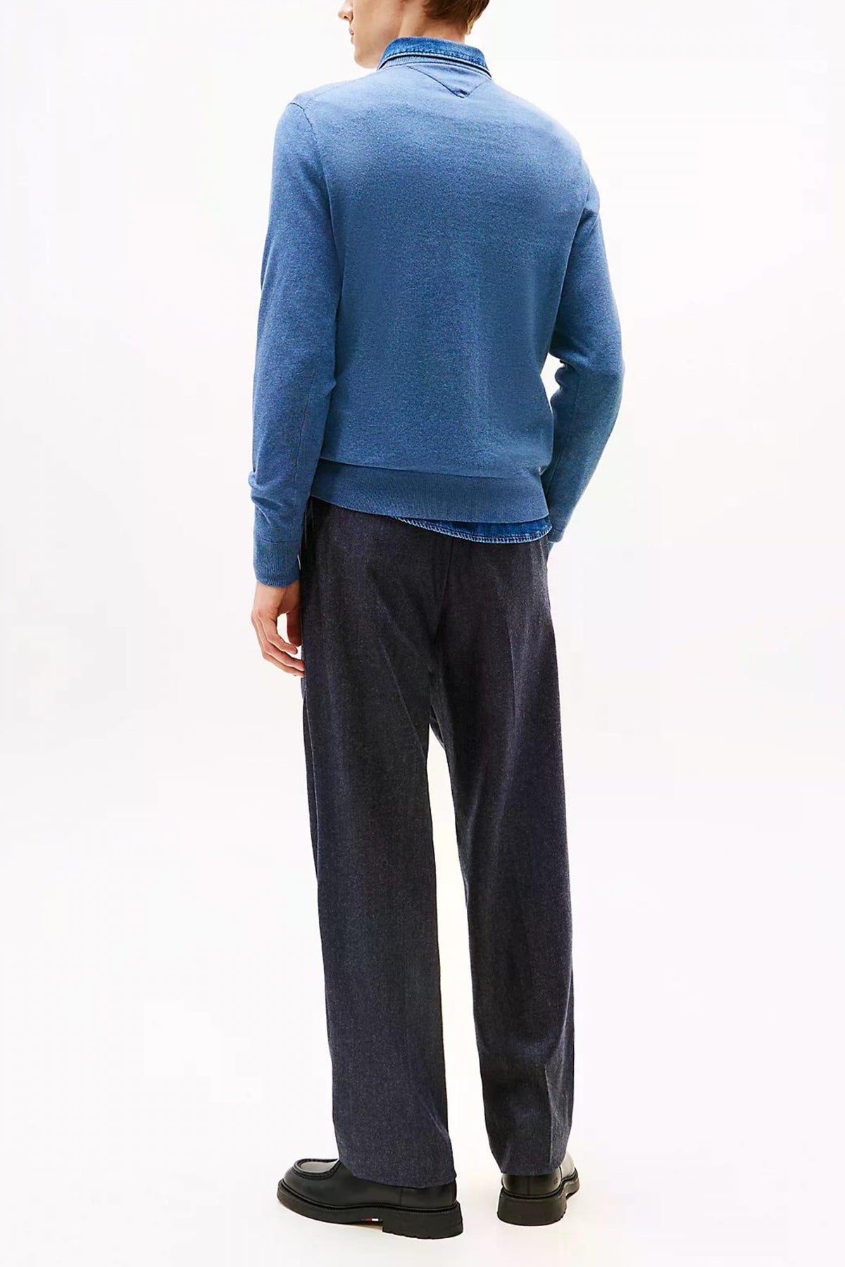 TOMMY HILFIGER ESSENTIAL STRUCTURE CREW en color AZUL  (3)