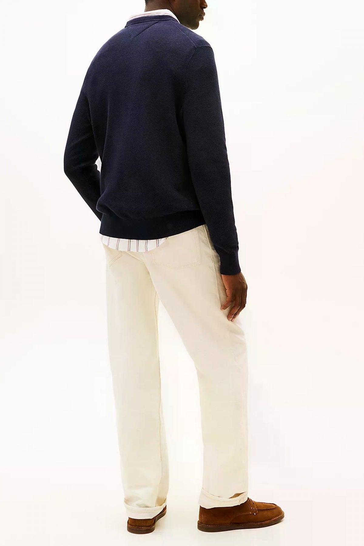 TOMMY HILFIGER ESSENTIAL STRUCTURE CREW en color AZUL  (3)