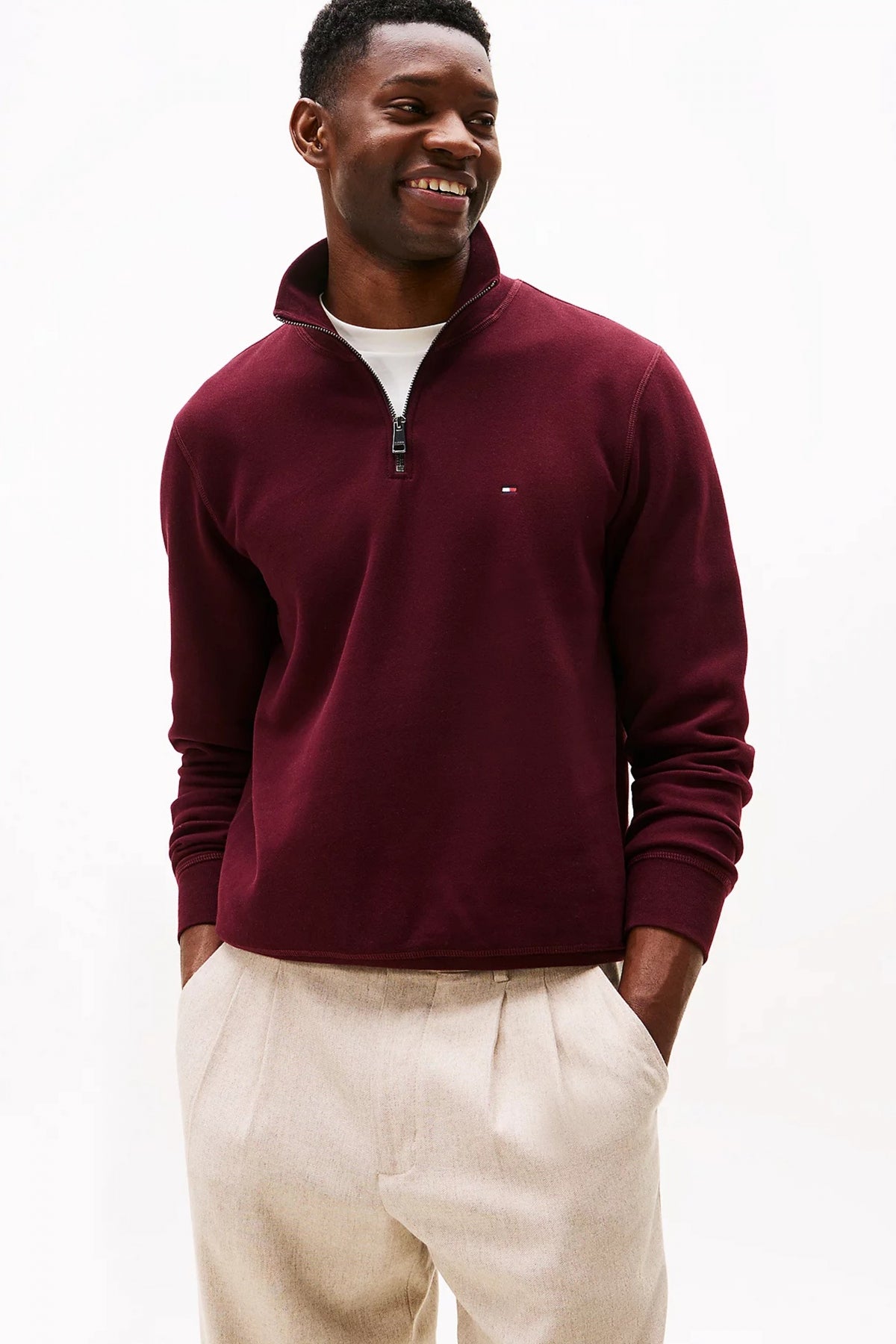 TOMMY HILFIGER MWMW  en color BURDEOS  (1)