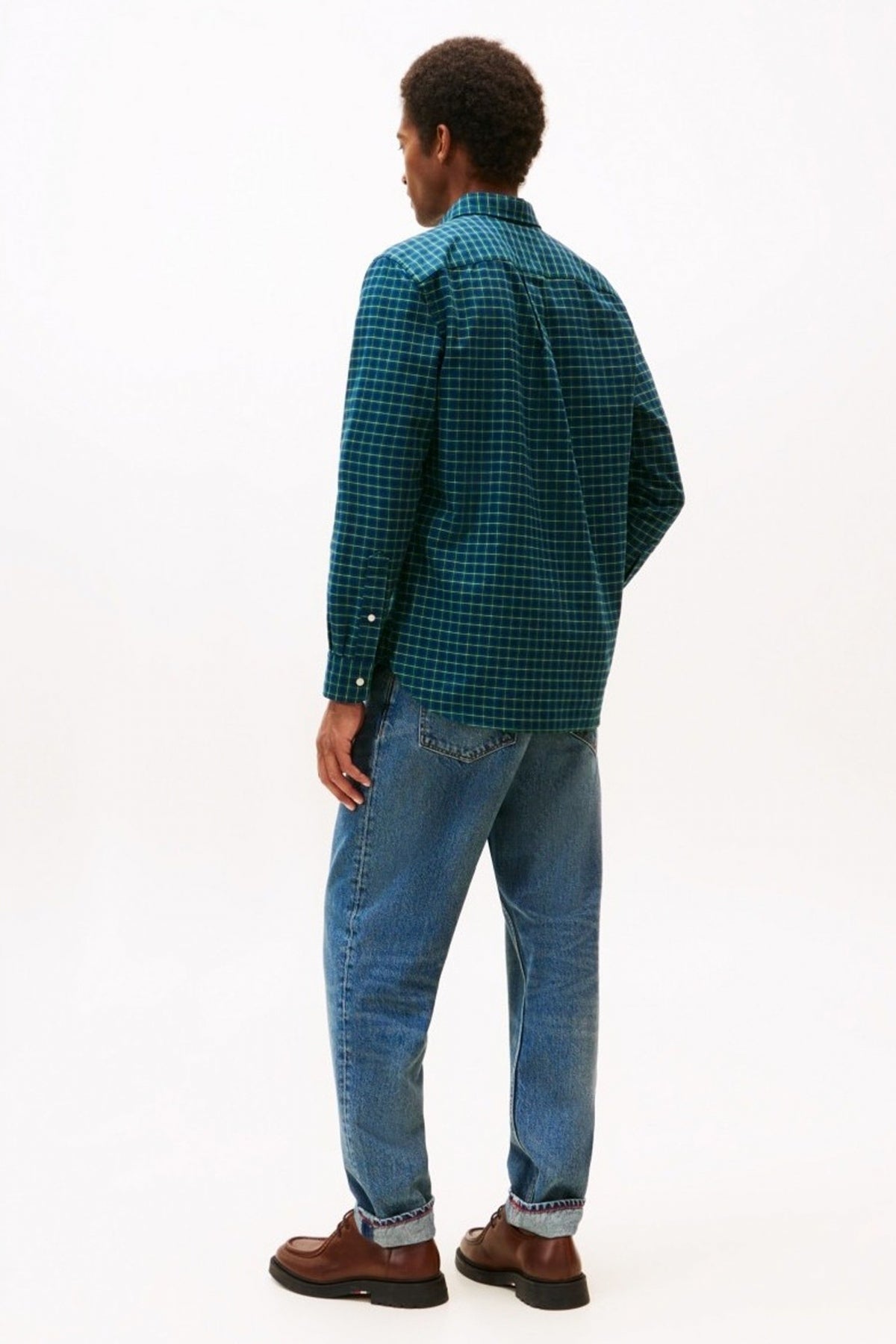 TOMMY HILFIGER HERITAGE OXF SEAS CHECK en color VERDE  (3)