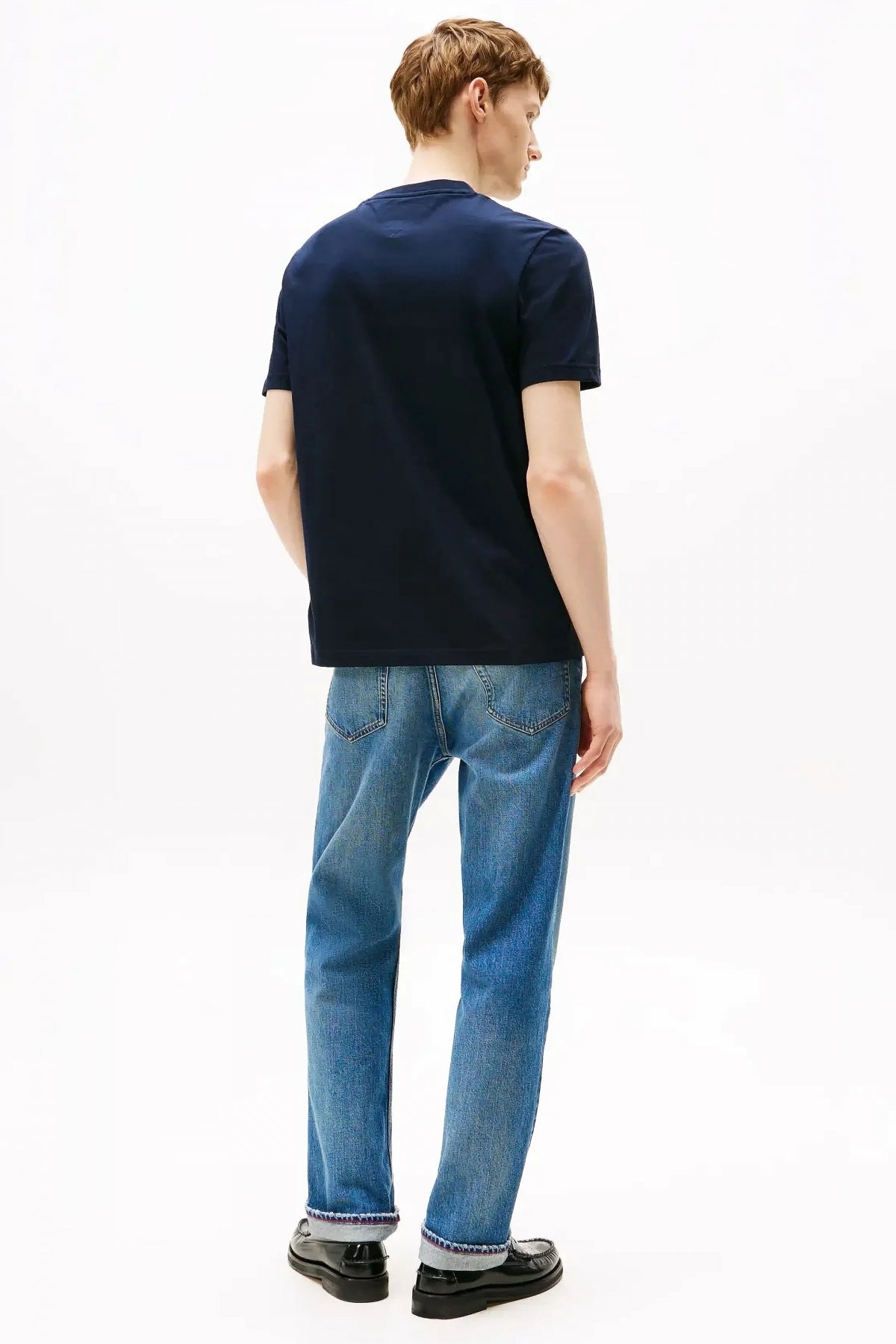 TOMMY HILFIGER LINEAR FLAG GRAPHIC TEE en color AZUL  (3)