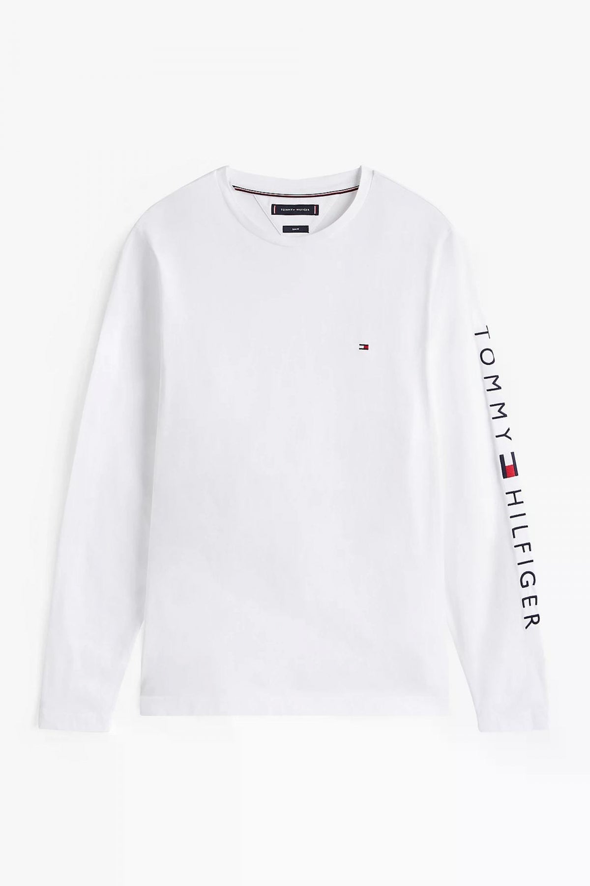 TOMMY HILFIGER TOMMY LOGO LONG SLEEVE T en color BLANCO  (2)
