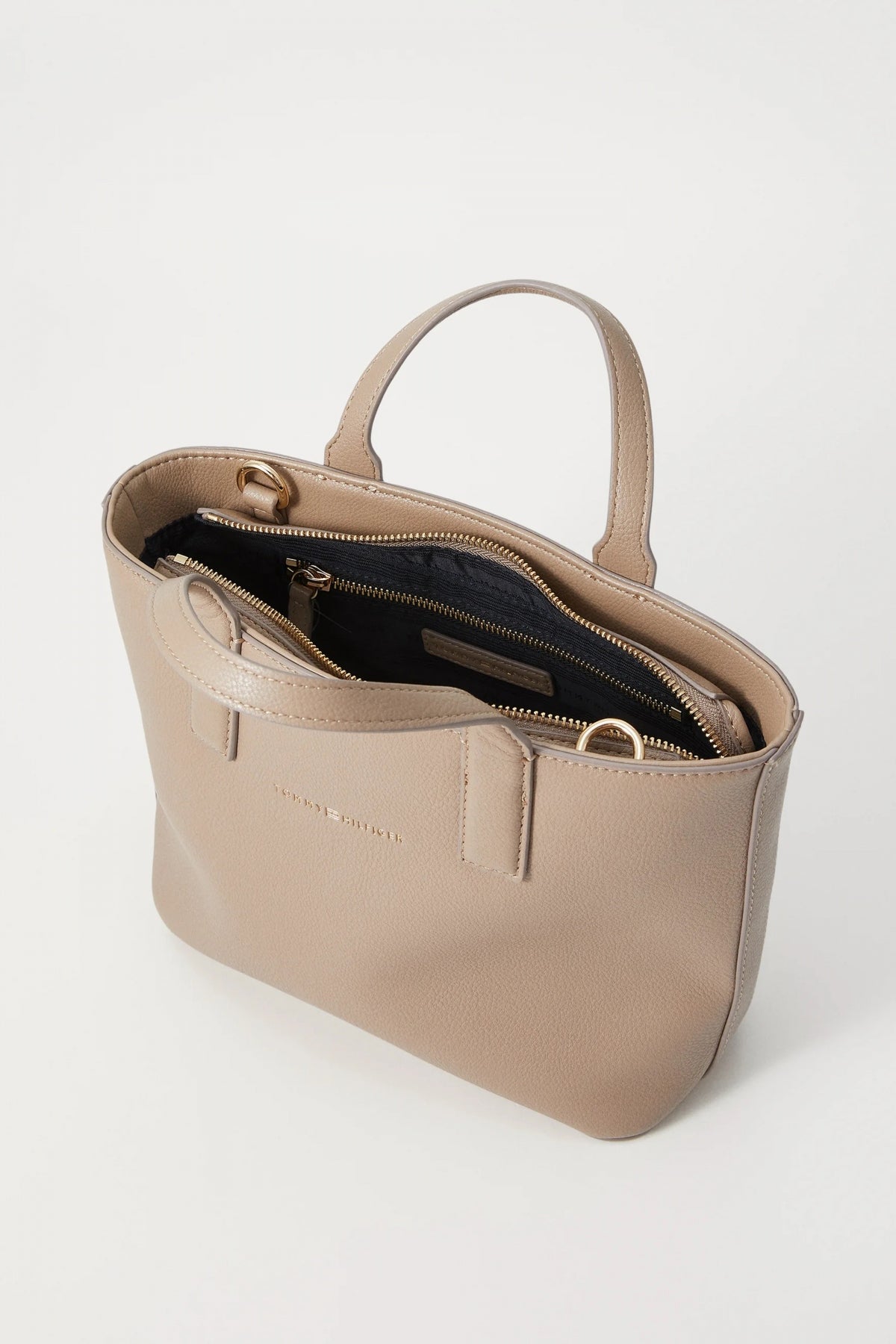 TOMMY HILFIGER TH LOGOTAPE MINI TOTE en color MARRON  (3)