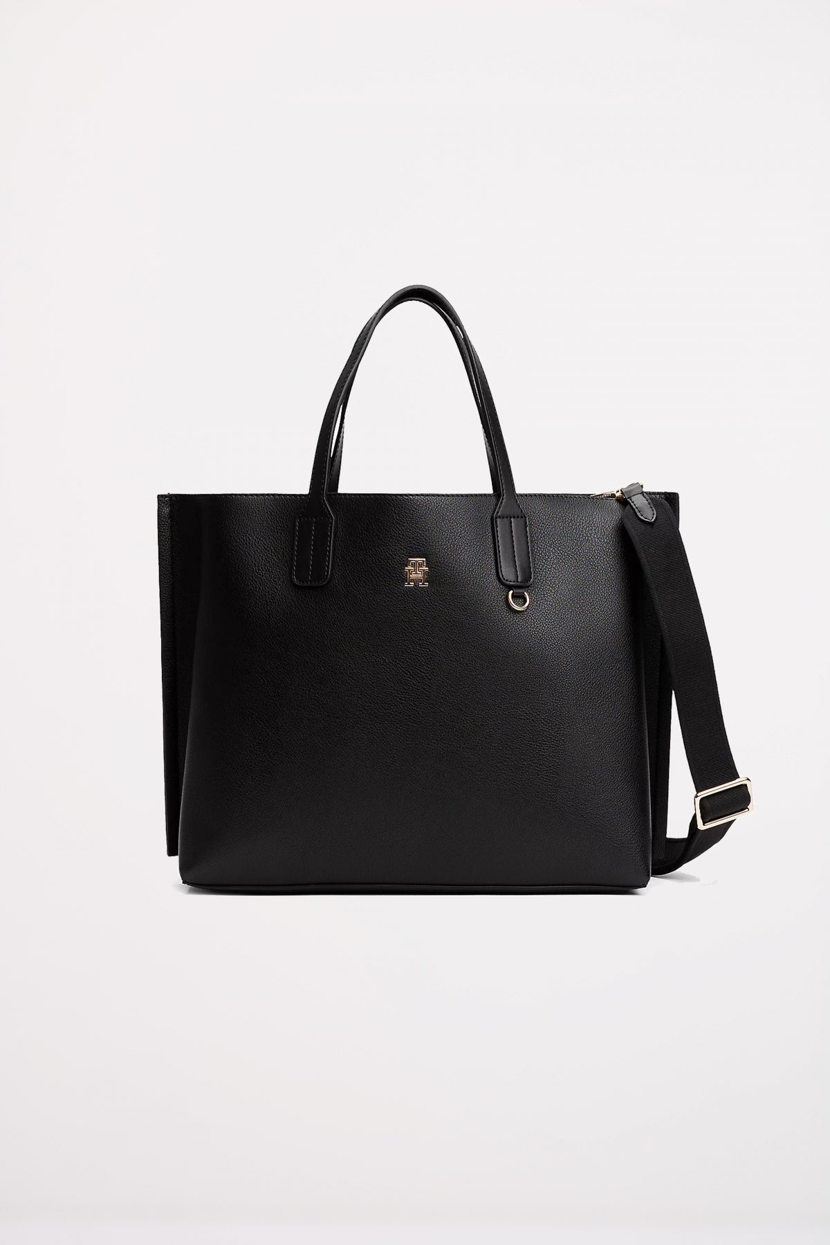 TOMMY HILFIGER TH DISTINCT SATCHEL en color NEGRO  (1)