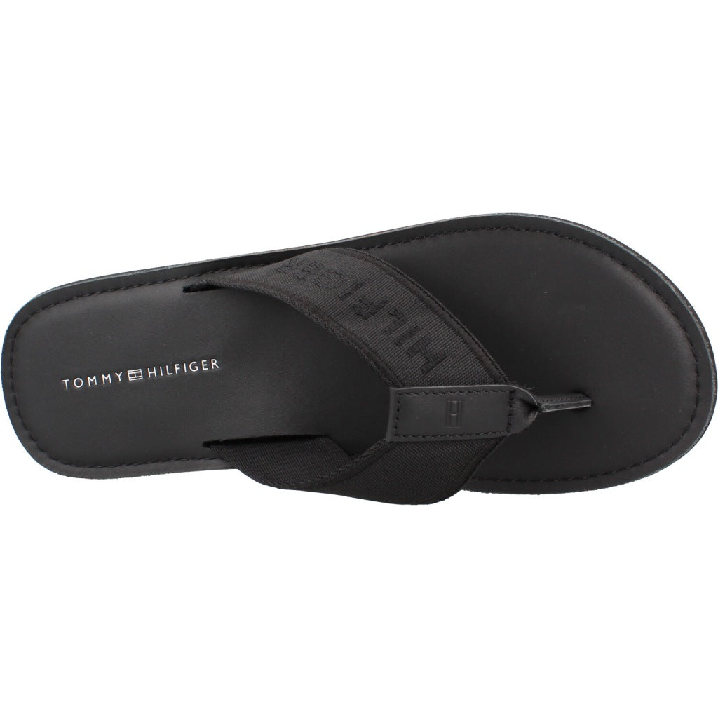 TOMMY HILFIGER HILFIGER LEATHER BEACH en color NEGRO  (7)