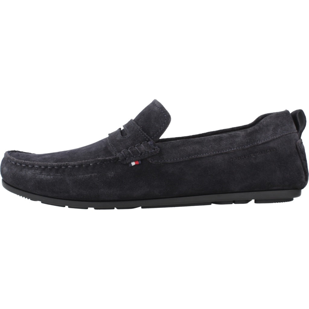 TOMMY HILFIGER  CORE HILFIEGR SUEDE DRIVER en color AZUL  (2)