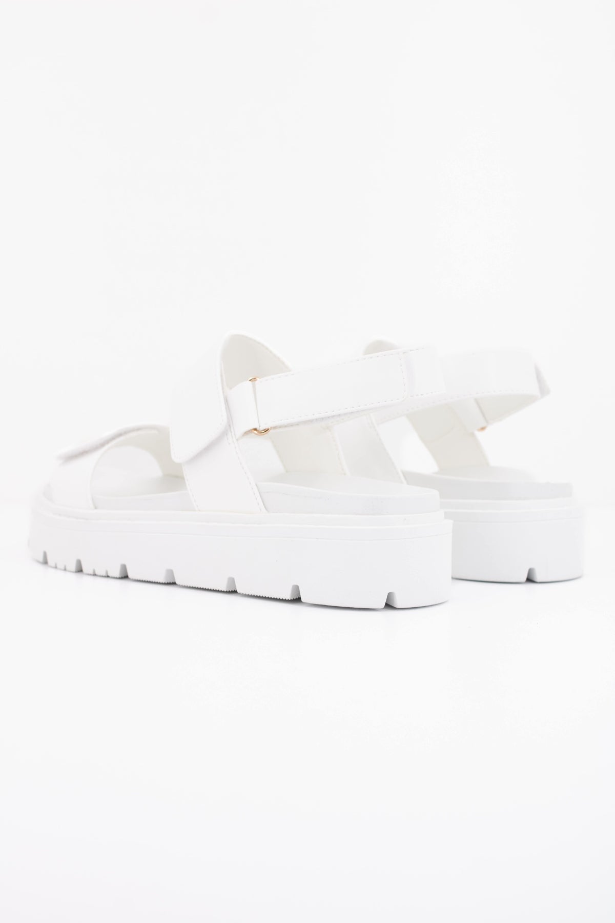 TOMMY HILFIGER SANDALIA TIRA ADHESIVA en color BLANCO  (4)