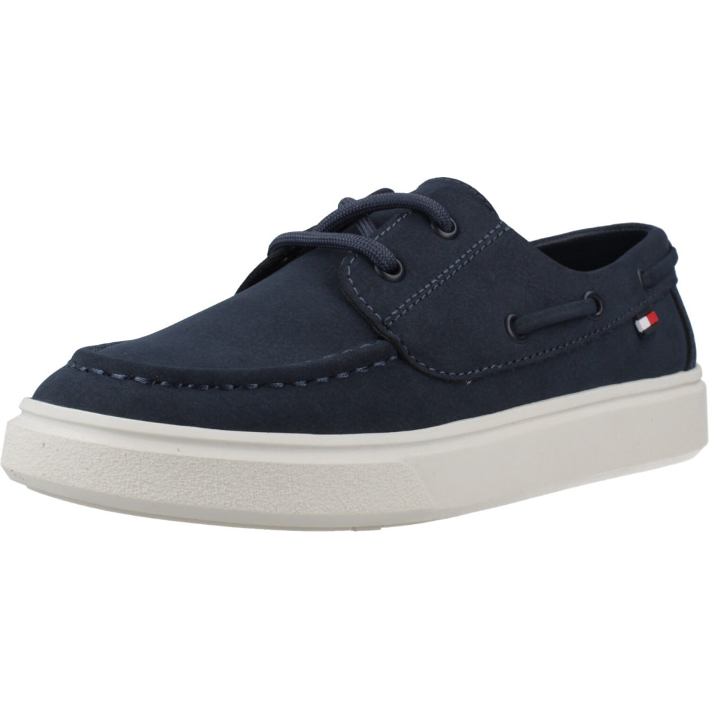 TOMMY HILFIGER LOW CUT LACE UP SHOE en color AZUL  (1)