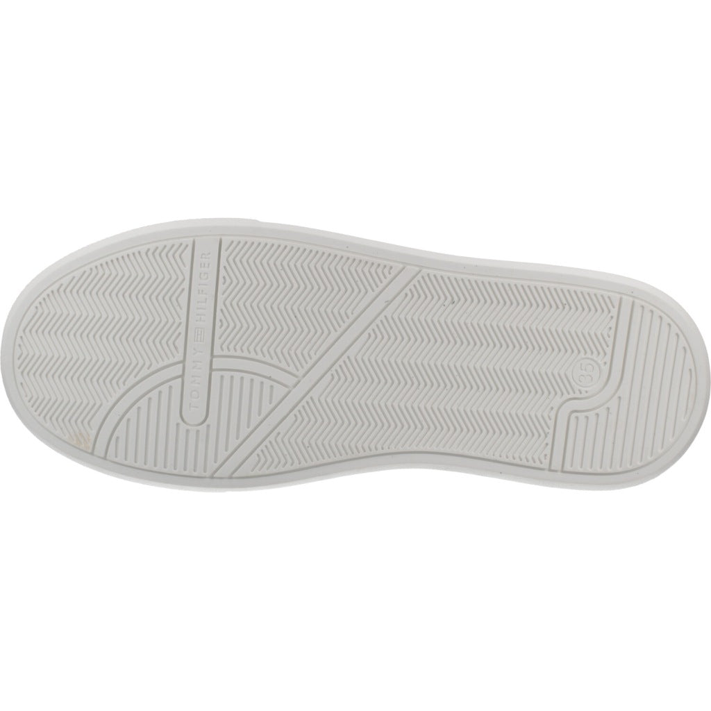 TOMMY HILFIGER LOW CUT LACE UP SNEAKER en color BLANCO  (6)