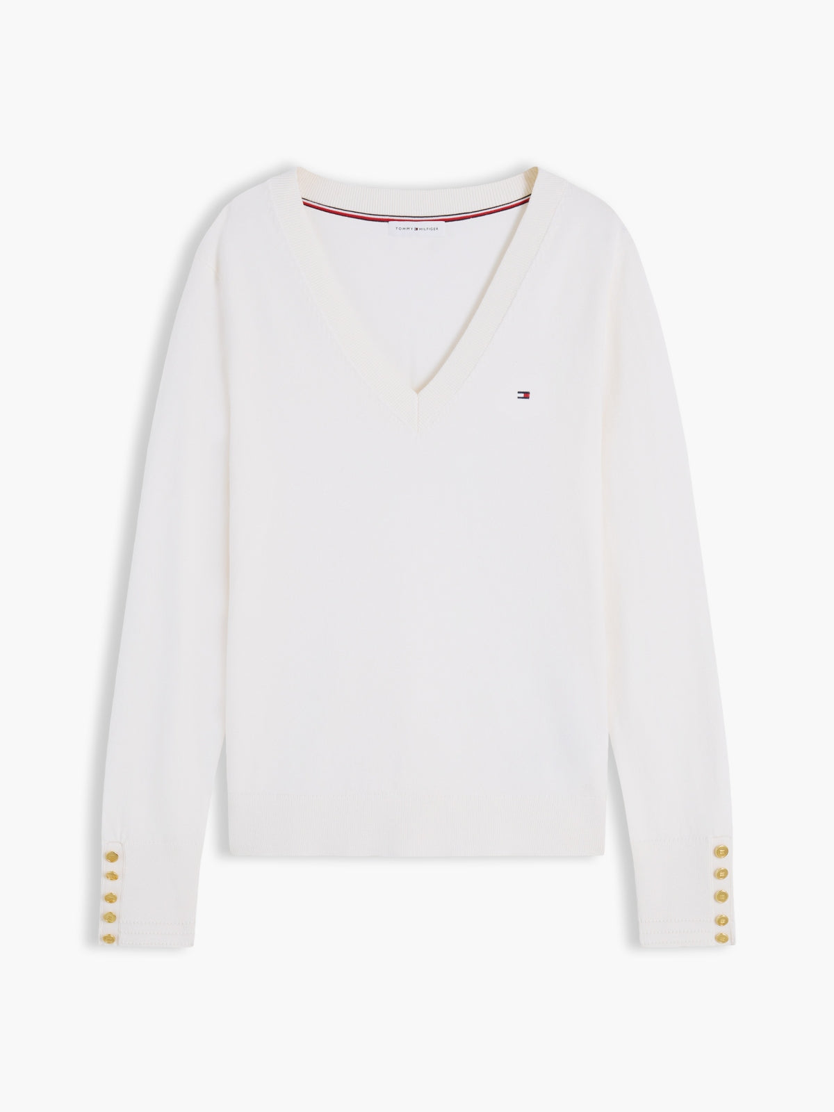 TOMMY HILFIGER WWWW CO JERSEY FINE SWT en color BLANCO  (4)