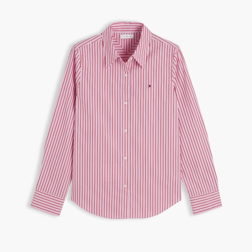TOMMY HILFIGER WWWW SUMMER POPLIN REGULAR SH en color ROSA  (4)