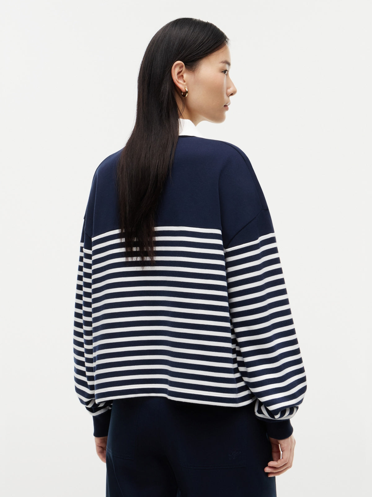 TOMMY HILFIGER WWWW TH ROUNDAL COLLAR SWTSHT en color AZUL  (2)
