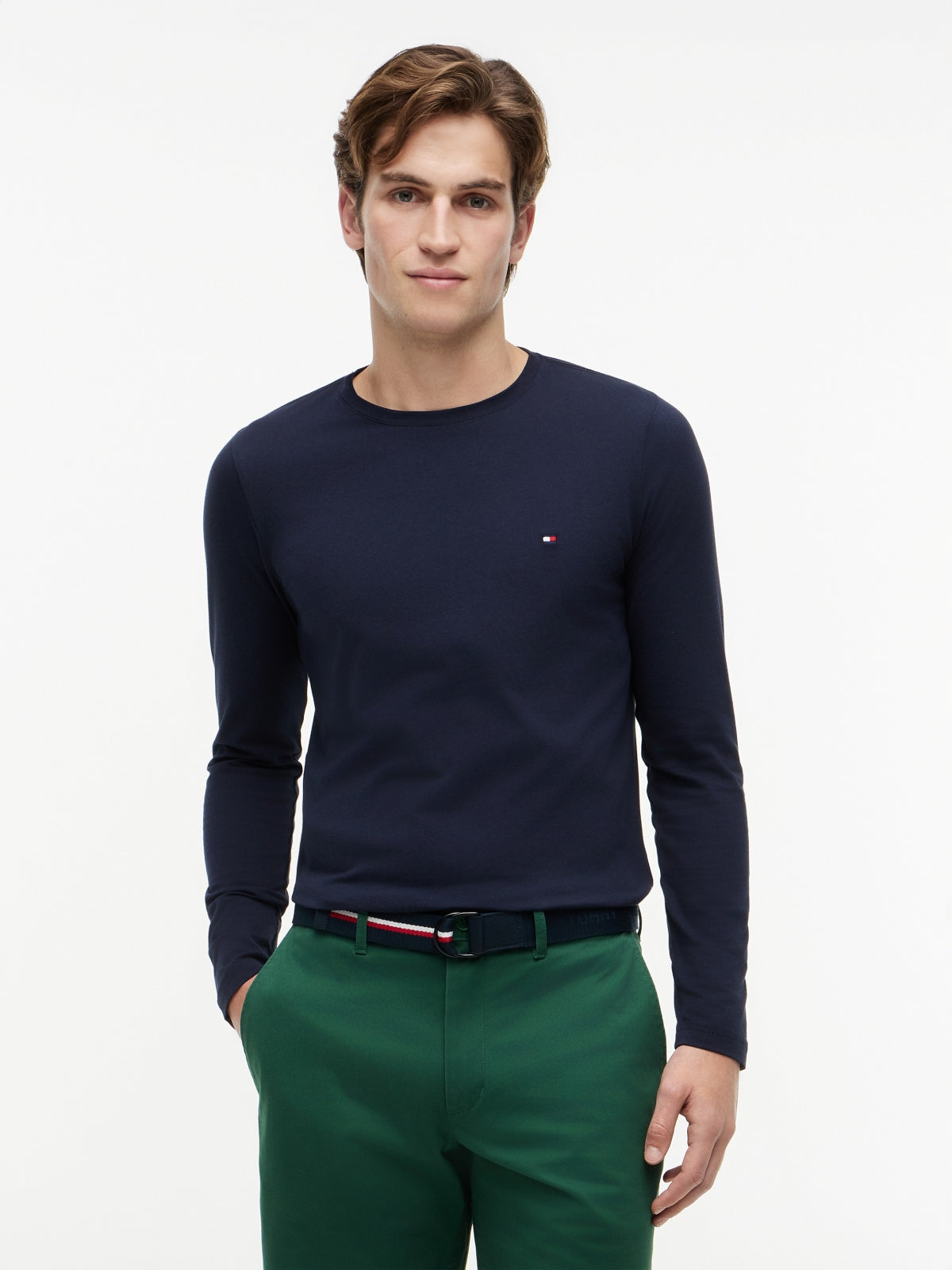TOMMY HILFIGER MWMW STRETCH SLIM FIT LONG en color AZUL  (1)